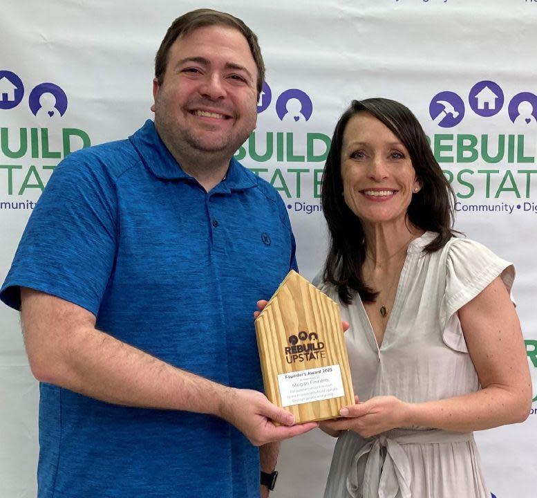 Jake Beaty and Megan Finnern - Rebuild Upstate Award