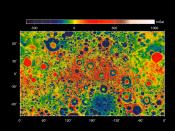 GRAIL's moon view shows the irregular surface of the moon which has been battered by collisions during its formative early years (NASA)