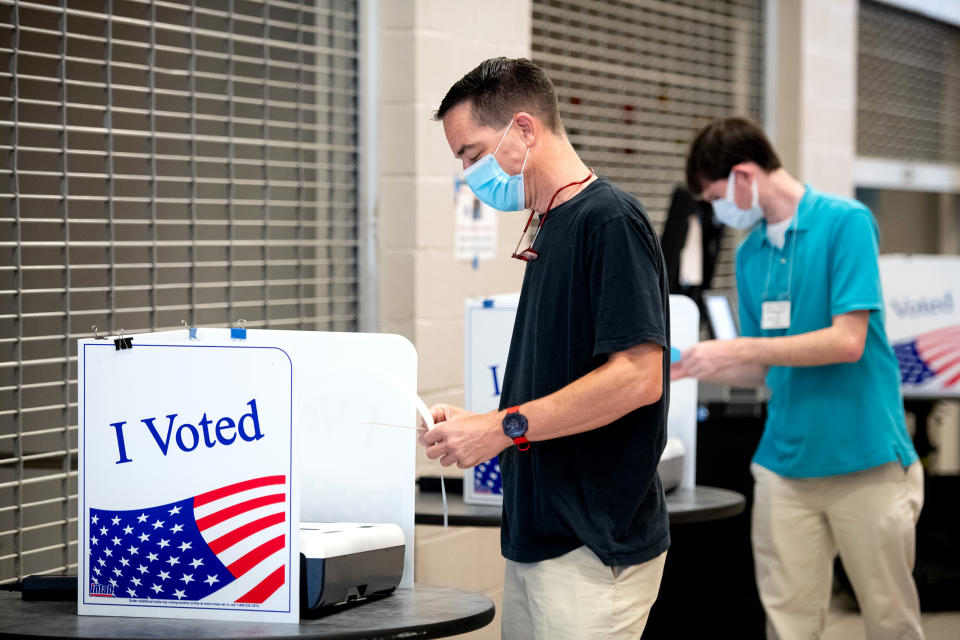 Image: Four States Hold Primaries As Pandemic Continues In America (Sean Rayford / Getty Images file)