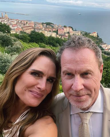 <p> Brooke Shields/Instagram</p> Brooke Shields (left) and Chris Henchy