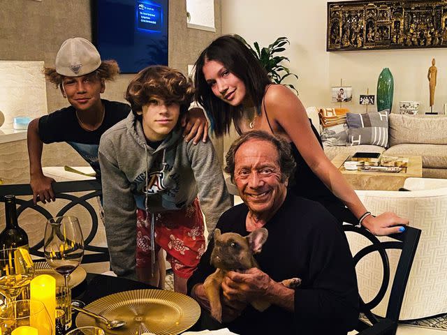 <p>Paul Anka Instagram</p> Paul Anka with his son Ethan and grandkids Andrew and Anessa in 2020.