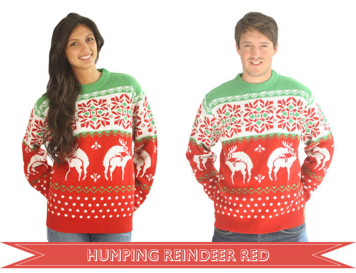 Humping Reindeer Christmas Jumpers