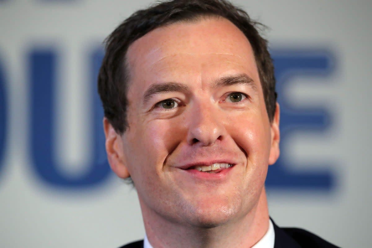 Former chancellor George Osborne defended Gary Lineker (Peter Byrne/PA) (PA Archive)