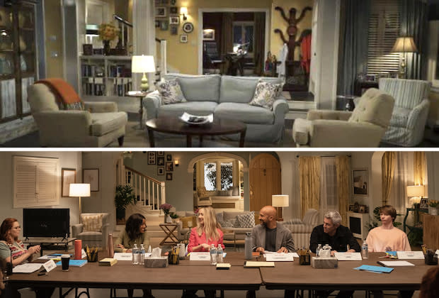 Last Man Standing set (top) vs. Reboot - Credit: @LongLiveLMS/Twitter; Hulu