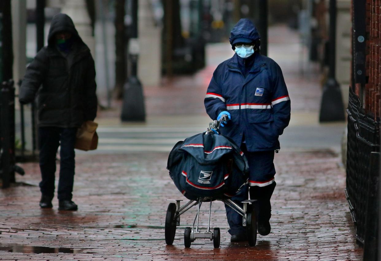 USPS employee boston coronavirus covid-19