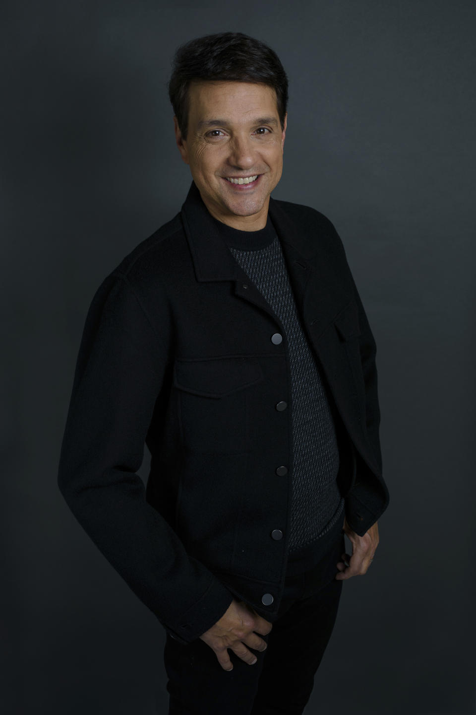 Actor Ralph Macchio poses for a portrait in New York on Oct. 4, 2022, to promote his memoir "Waxing On." (Photo by Christopher Smith/Invision/AP)