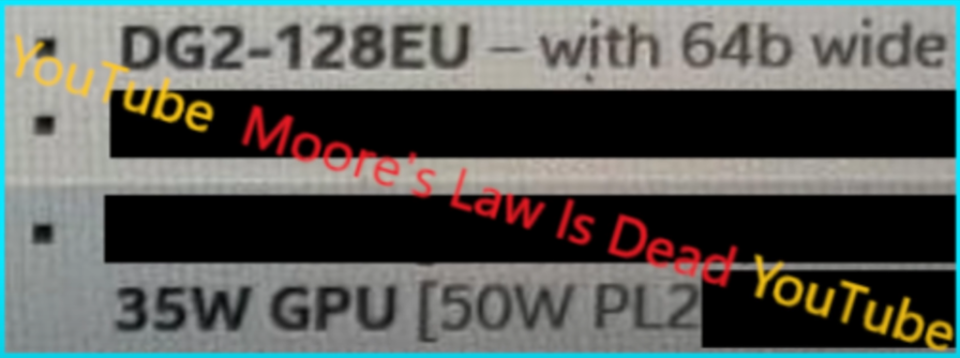 Moore's Law is Dead indica que a Intel prepara uma GPU Arc mirando especificamente na GTX 1650 Max-Q, com gigantesca vantagem de desempenho sobre a rival da Nvidia (Imagem: Moore's Law is Dead/YouTube)