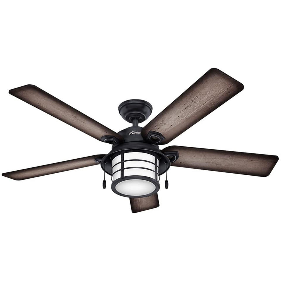Best With Lights: Hunter Key Biscayne Indoor/Outdoor Ceiling Fan with LED Light