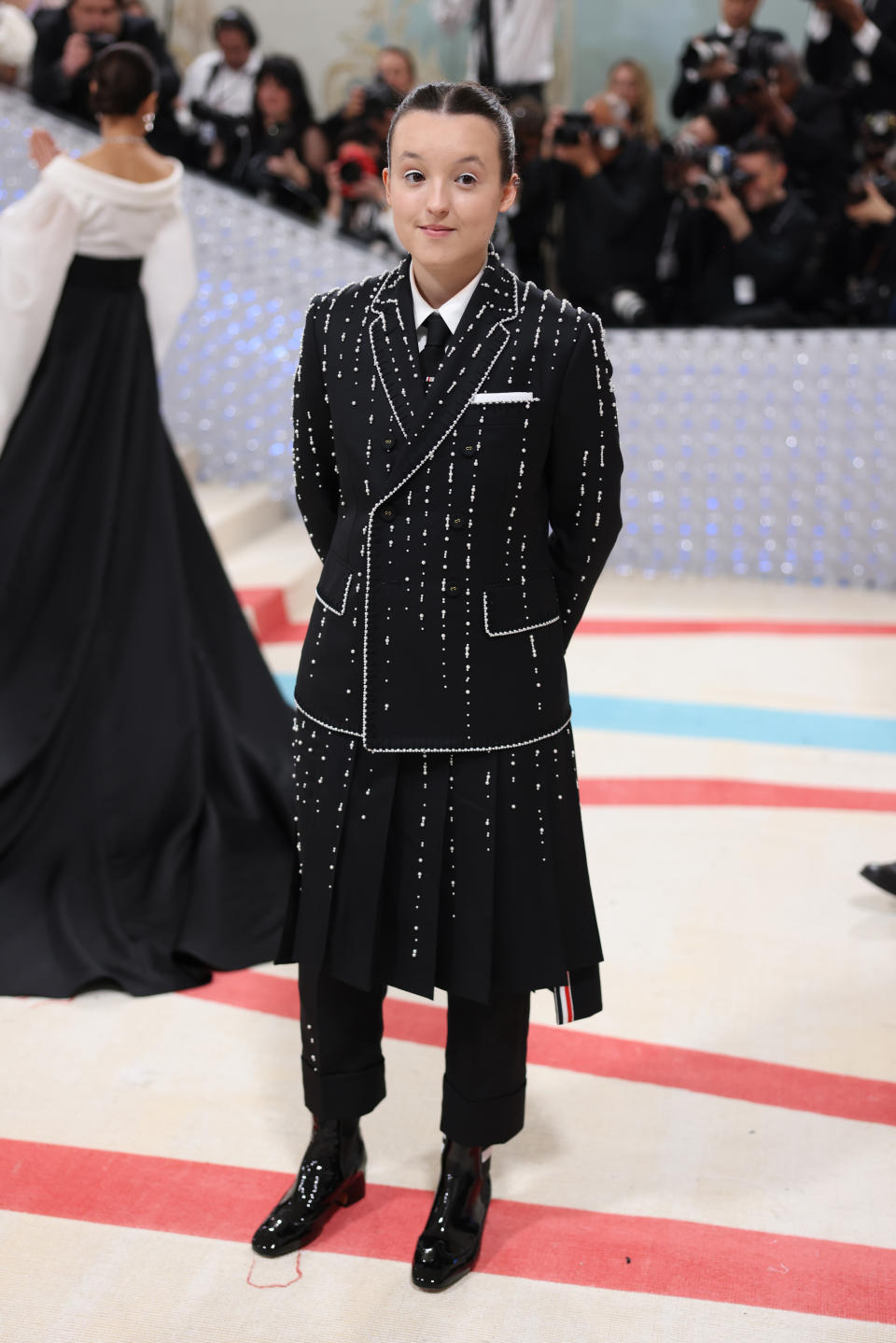 NEW YORK, NEW YORK - MAY 01: Bella Ramsey attends The 2023 Met Gala Celebrating 