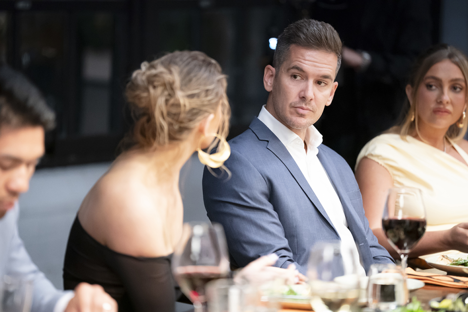 MAFS' Lauren and Jono at the final dinner party.