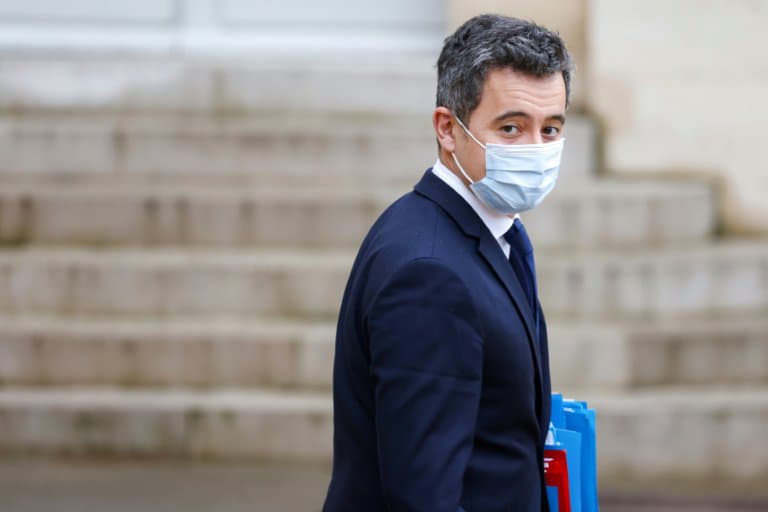 Le ministre de l'Intérieur Gérald Darmanin, le 27 janvier 2021 à Paris  - Ludovic MARIN © 2019 AFP