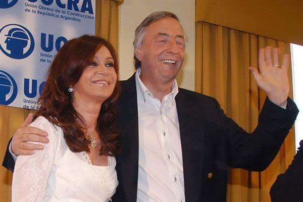 Néstor y Cristina Kirchner: expresidentes con prontuario (foto: La Nación)