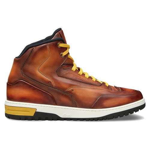 <p><a class="link " href="https://www.berluti.com/en-gb/playoff-leather-sneaker/S5798-V1.html?dwvar_S5798-V1_color=MM7&to=0#viewtype=grid-view-editorial&sz=18&to=0&start=1" rel="nofollow noopener" target="_blank" data-ylk="slk:SHOP;elm:context_link;itc:0;sec:content-canvas">SHOP</a></p><p>Berluti has re-entered the trainer chat with some serious treads sure to pique the interest of sneakerheads from all walks of life. The clear stand-out is The Playoff – a crep markedly inspired by the premillennial basketball scene. </p><p>£1,600; <a href="https://www.berluti.com/en-gb/playoff-leather-sneaker/S5798-V1.html?dwvar_S5798-V1_color=MM7&to=0#viewtype=grid-view-editorial&sz=18&to=0&start=1" rel="nofollow noopener" target="_blank" data-ylk="slk:berluti.com;elm:context_link;itc:0;sec:content-canvas" class="link ">berluti.com</a></p>
