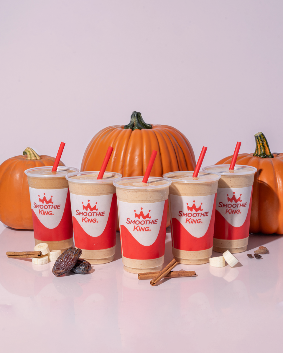 Smoothie King will drop five new and returning pumpkin drinks on its menu Aug. 29.