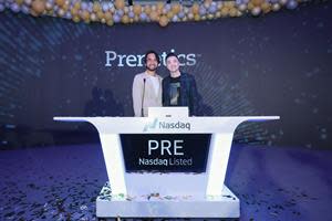 Adrian Cheng and Danny Yeung ring the Nasdaq Opening Bell