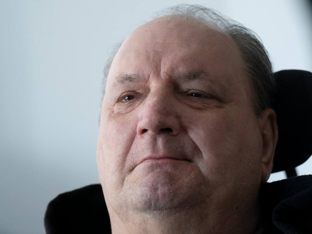 The Laurentian health authority is investigating after Normand Meunier developed a severe bedsore during his hospital stay. He said he preferred putting an end to his physical and psychological suffering by opting for medical assistance in dying in March. (Ivanoh Demers/CBC - image credit)