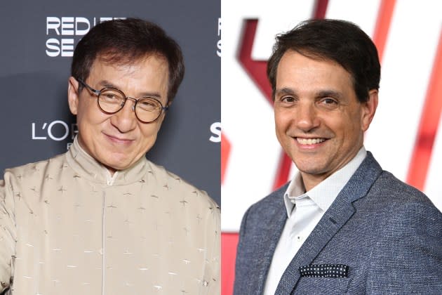 Jackie Chan and Ralph Macchio.jpg Jackie Chan and Ralph Macchio - Credit: Daniele Venturelli/Getty Images/The Red Sea International Film Festival; Bryan Bedder/Getty Images/Paramount Pictures