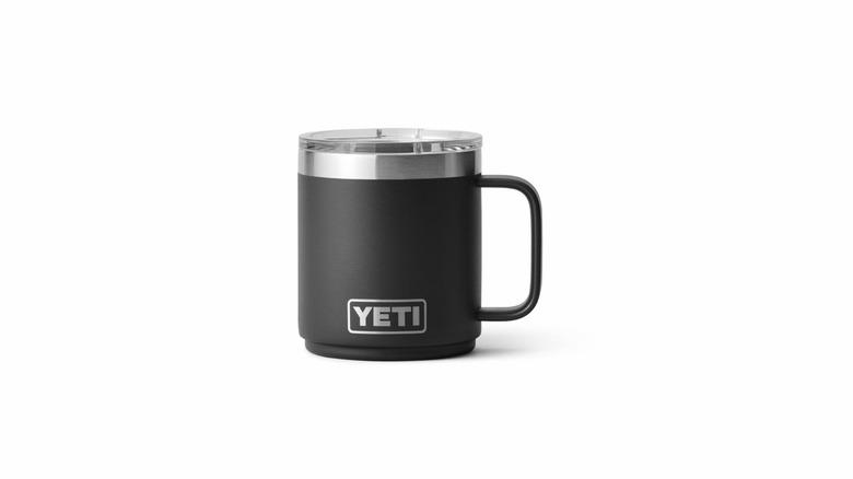Stackable mug in black