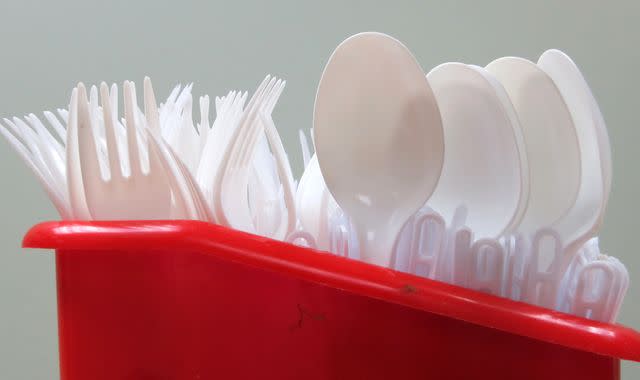 Single-use plastic plates and cutlery to be banned in England, Plastics