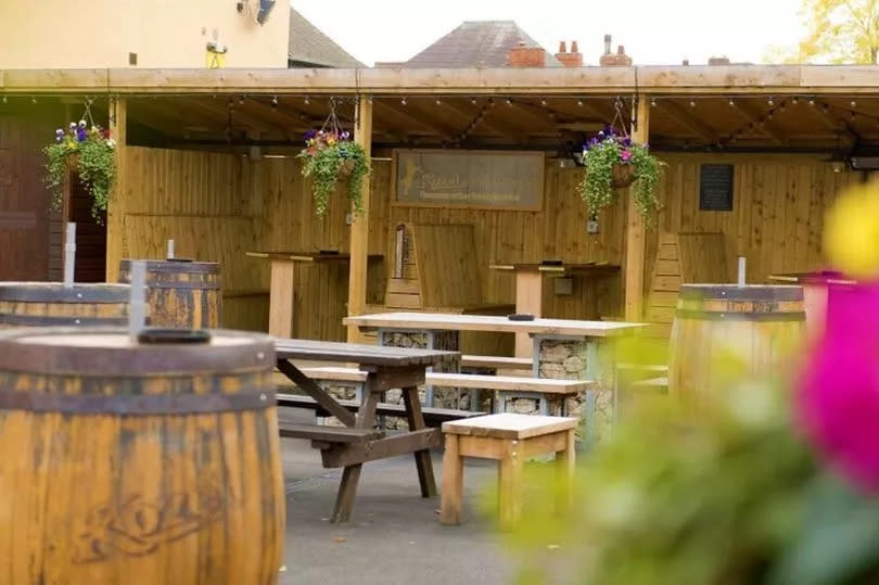 The Embankment's beer garden