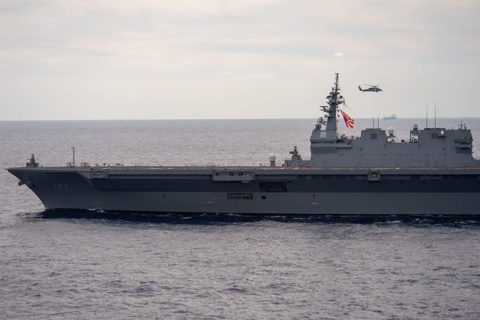 Japan aircraft carrier destroyer JS Izumo