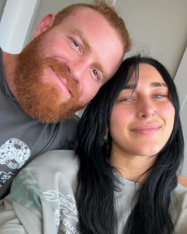 <p>Rhea Ripley Instagram</p> Rhea Ripley and Buddy Matthews.