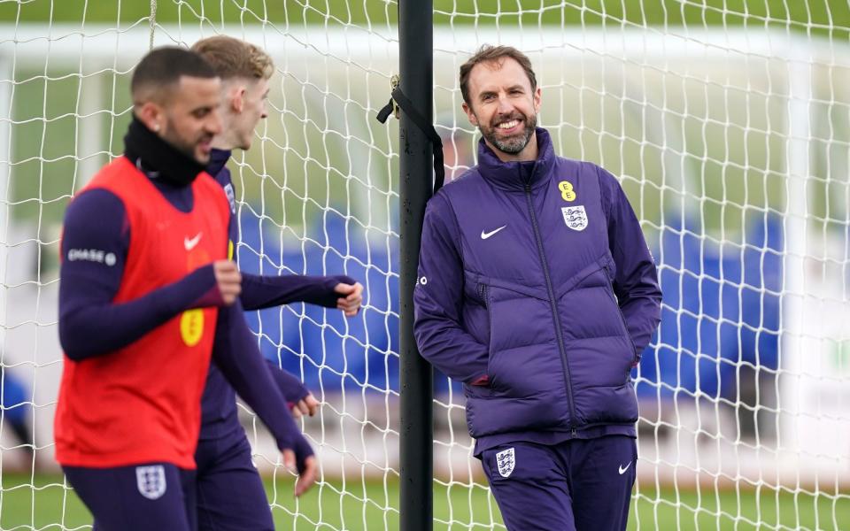 Gareth Southgate (R) - England vs Brazil: When is the match, what time does it start and what channel is it on?