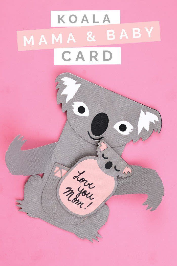 <p>This easy-to-make card is proof that no matter how you old you get, mom is always the answer. </p><p><em><a href="https://madincrafts.com/adorable-koala-mothers-day-card/" rel="nofollow noopener" target="_blank" data-ylk="slk:Get the tutorial from Mad In Crafts »;elm:context_link;itc:0;sec:content-canvas" class="link ">Get the tutorial from Mad In Crafts » </a></em> </p>