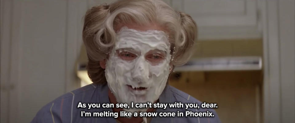 as you can see, I can't stay with you — I'm melting like a snow cone in Phoenix