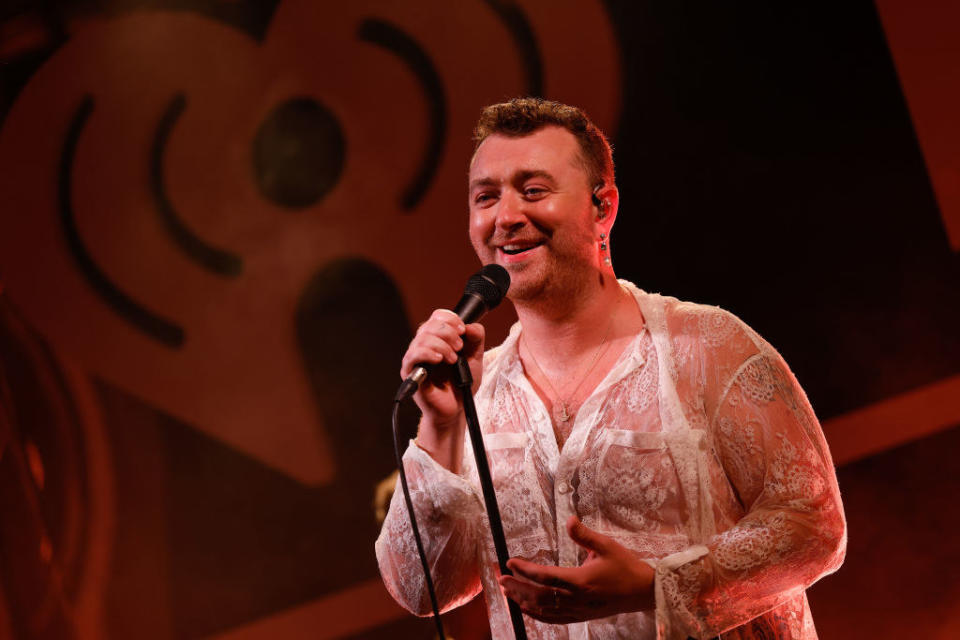 Sam Smith performing