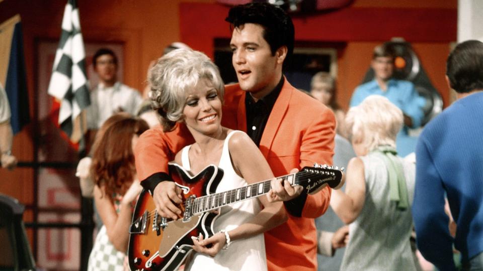 Elvis and Nancy Sinatra go electric in "Speedway."