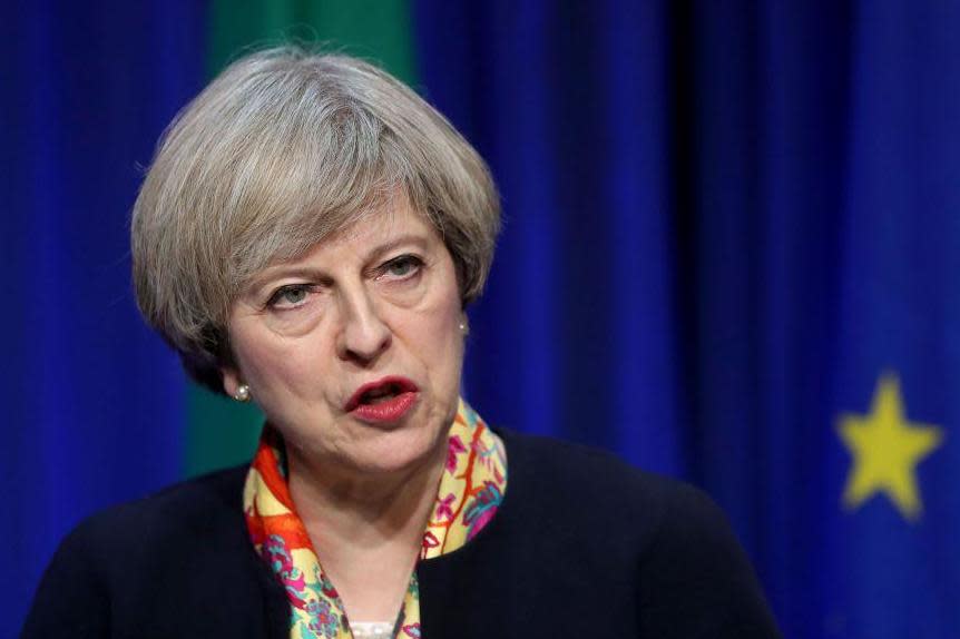 Uncertainty: Theresa May is not so “strong and stable” after the recent disastrous general election: PA