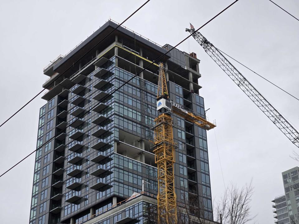 A building under construction