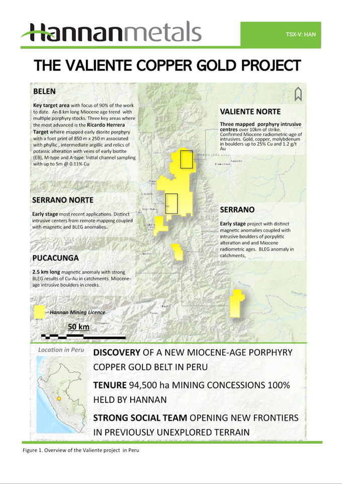 Hannan Metals Ltd., Tuesday, November 8, 2022, Press release picture