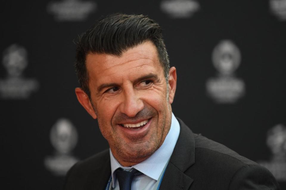 Figo, now 49, won the Ballon d’Or in 2000 (AFP via Getty Images)