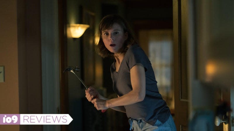 Kristen (Katja Herbers) hammers down an enemy in Evil. - Photo: Elizabeth Fisher/Paramount+