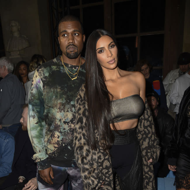 Kanye West and Kim Kardashian West credit:Bang Showbiz