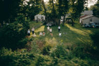 <p>Untitled from the series “RFK Funeral Train” 1968. (© Paul Fusco/Magnum Photos, courtesy of Danziger Gallery) </p>