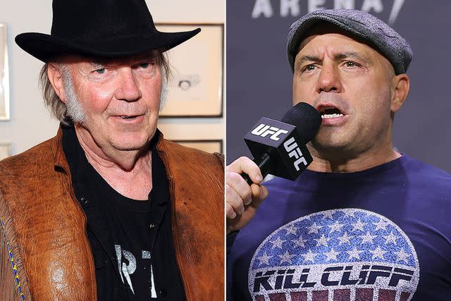 getty (2) Neil Young and Joe Rogan