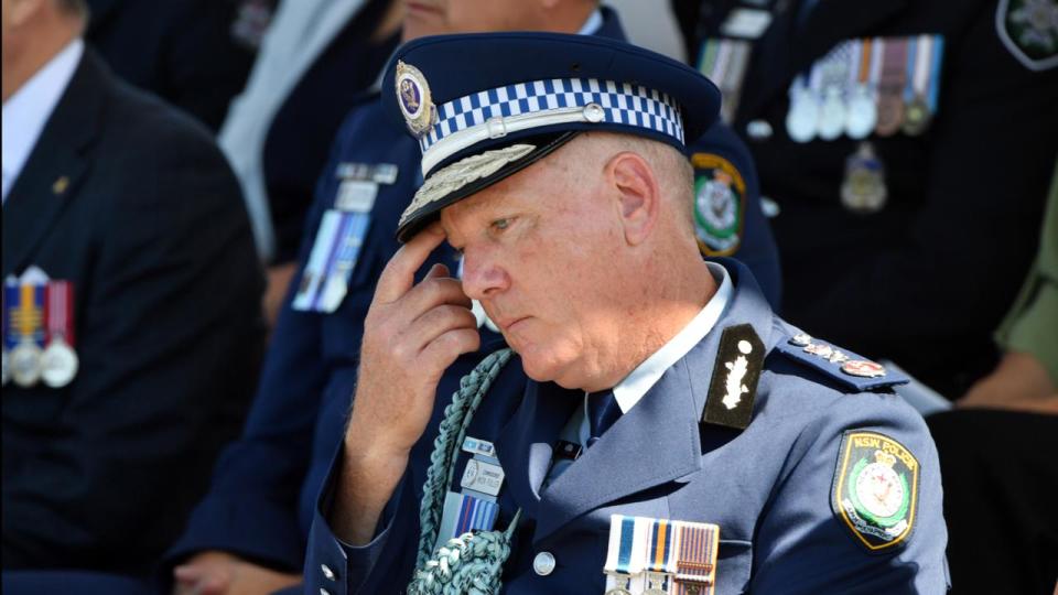 Ex-NSW Police Commissioner Mick Fuller (file image)