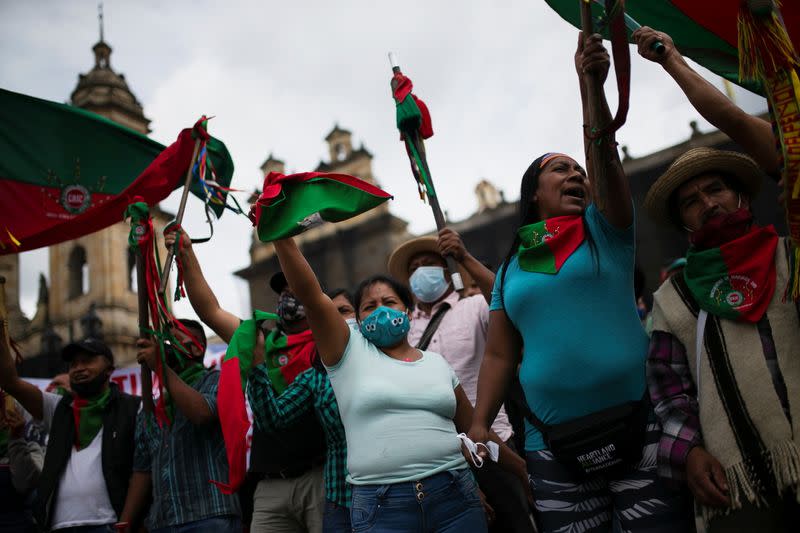 Protest against President Ivan Duque's policies