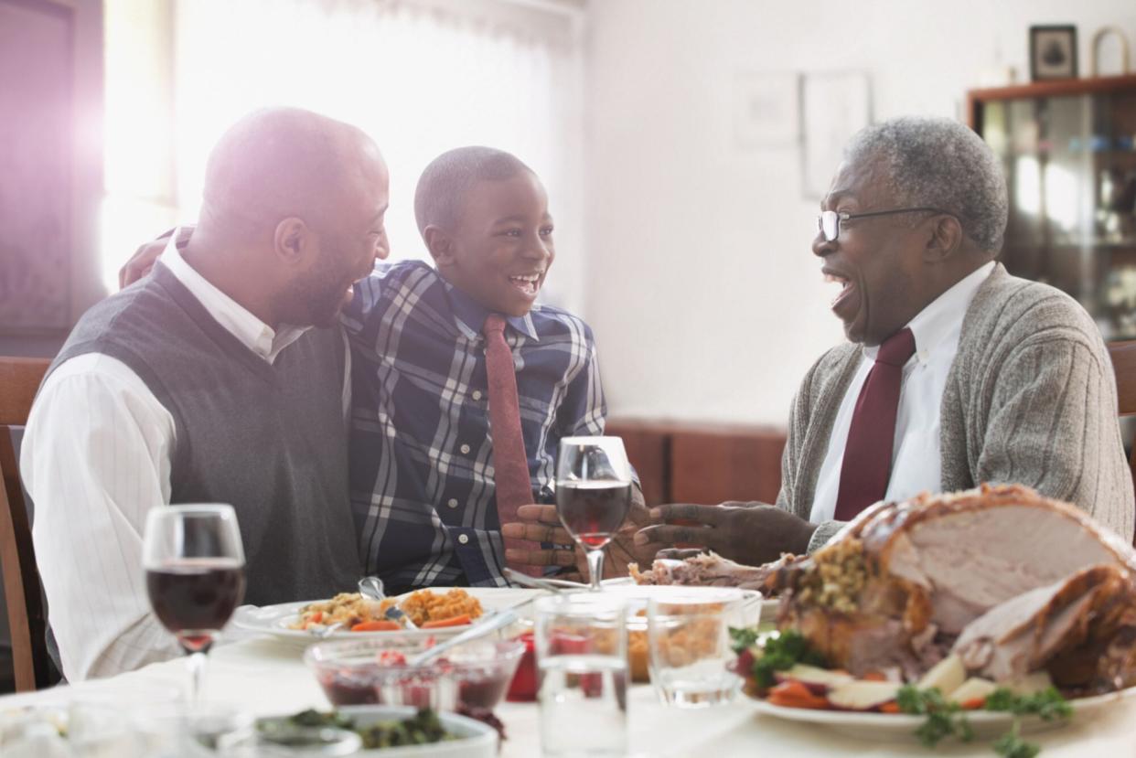 Thanksgiving Family Laughing