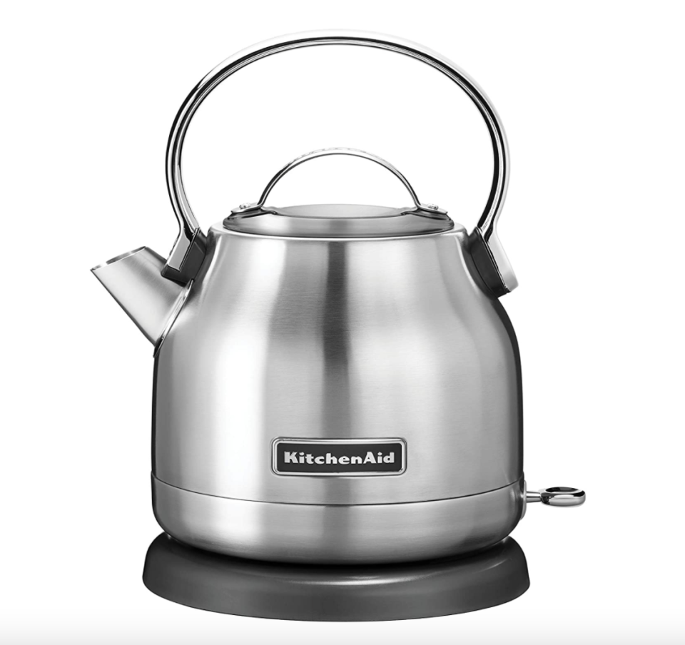 KitchenAid Electric Kettle Brushed Stainless Steel (Photo via Amazon)