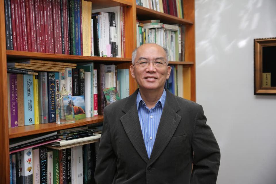 成大特聘教授蔣鎮宇受邀加入Sigma Xi科學研究學會。（記者施春瑛攝）