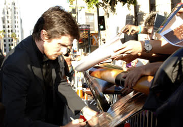 Christian Bale with wife Sibi Blazic at the Hollywood premiere of Warner Bros. Pictures' Batman Begins