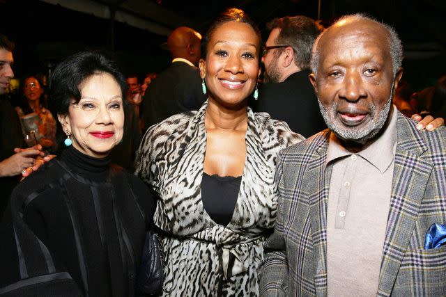 <p>Eric Charbonneau/Getty Images for Netflix</p> From left: Jacqueline Avant, Nicole Avant and Clarence Avant at an event in February 2015