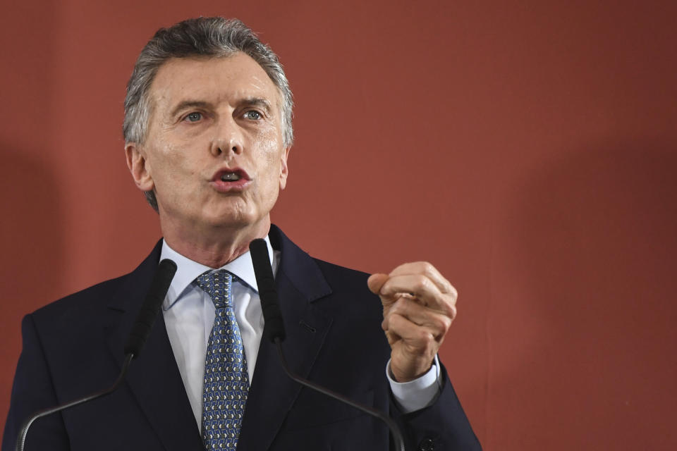 Mauricio Macri, el presidente de Argentina, una de las grandes economías de la región (AFP/Archivos | Eitan Abramovich)