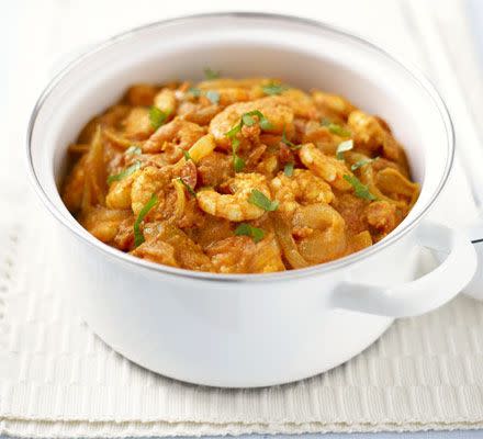 Thai prawn curry