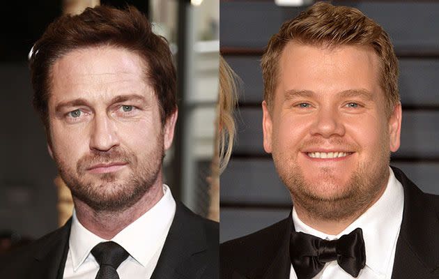 The perfect man: Gerard Butler or James Cordern? Getty Images