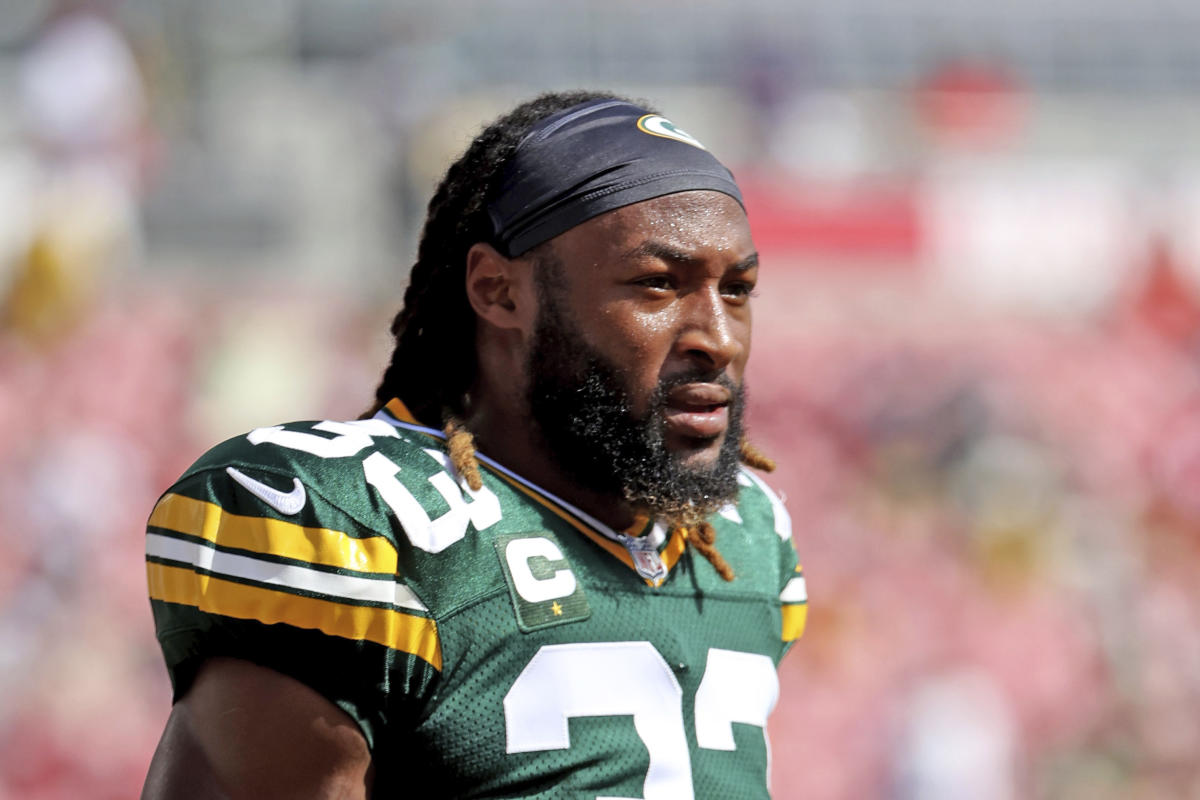 Rotoworld by NBC Sports - Aaron Jones decided many a fantasy matchup during  Sunday Night Football on NBC in Week 8.